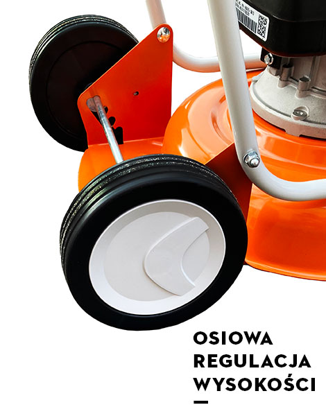 Osiowa regulacja wysokości STIHL RM 2 RC
